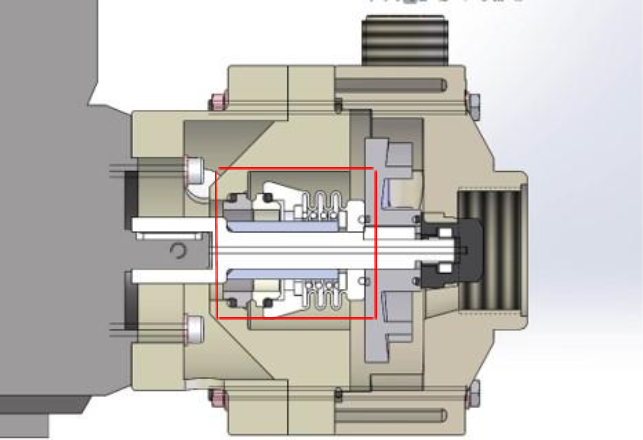 Section of Centrifugal Pump